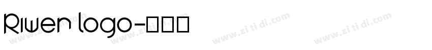 Riwen logo字体转换